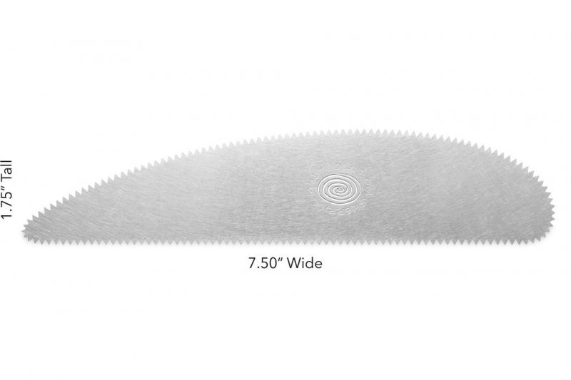 Mudtool Extra Long Scraper Rib Serrated Mudtool Extra Long Scraper Rib Serrated