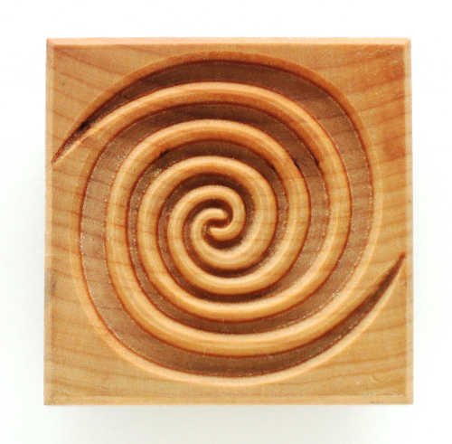 MKM Large Square Double Spiral Stamp SSL-002 MKM Large Square Double Spiral Stamp SSL-002