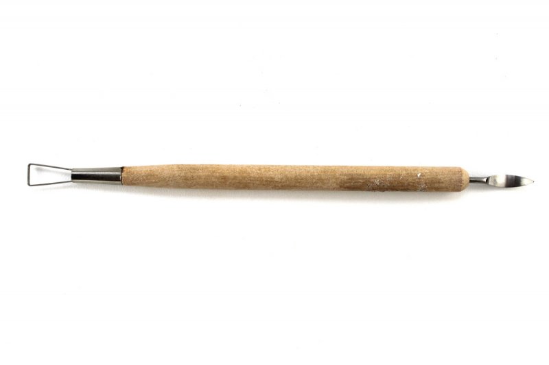 Pottery Decorating Tool With Scoop & Wire Loop Pottery Decorating Tool With Scoop & Wire Loop