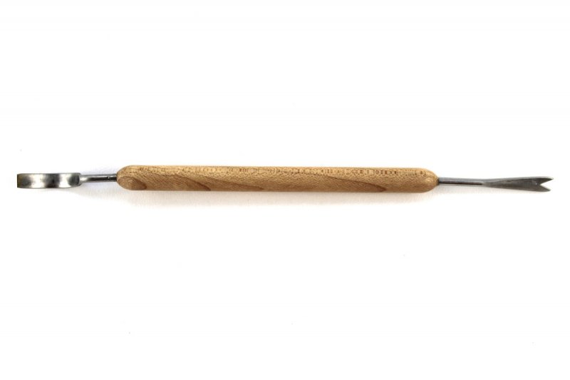 Pottery Decorating Tool With Flat Hook Pottery Decorating Tool With Flat Hook