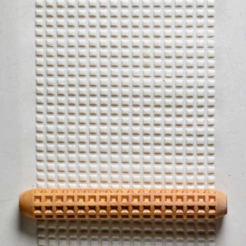 MKM Waffle Wooden Hand Roller HR-67 MKM Waffle Wooden Hand Roller HR-67