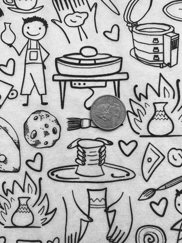 Pottery Studio Underglaze Transfer Sheet Pottery Studio Underglaze Transfer Sheet