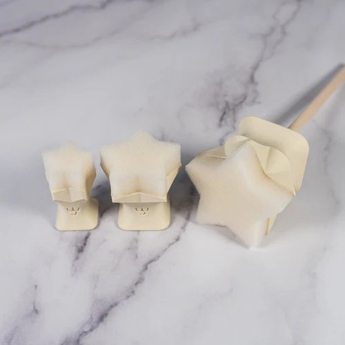 5-Pointed Star Underglaze Sponge Stamps 5-Pointed Star Underglaze Sponge Stamps