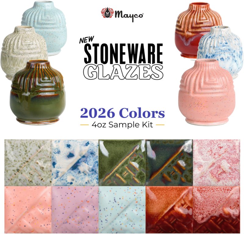 Mayco Stoneware 2026 Glaze Kit 4oz Mayco Stoneware 2026 Glaze Kit 4oz