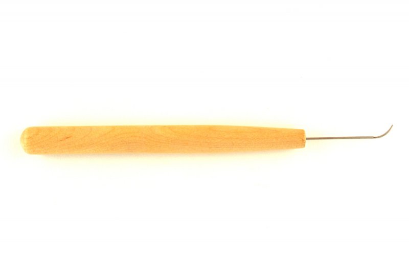 Curved Fine Potters Fettling Pin Curved Fine Potters Fettling Pin