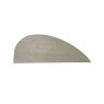 Pointed Curve Aluminium Scraper