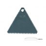 Perspex Serrated Triangular Hard Scraper