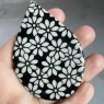 Tiny Flowers Underglaze Transfer Sheet - Black