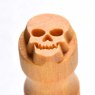 Small Debossed Skull MKM Stamp