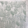 Cacti Underglaze Transfer Sheet