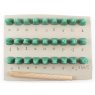Lowercase Courier Alphabet Stamps