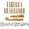 Handmade Wooden Clay Stamps
